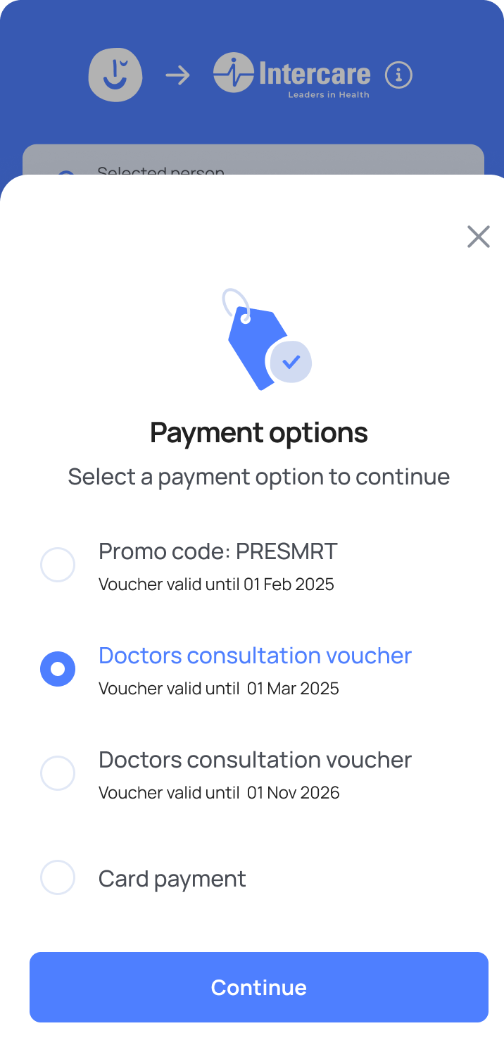 CareCard redeem step 5